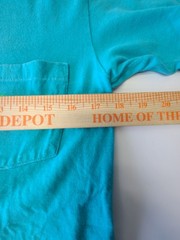 Vintage Lobster Shirt Mens Medium Teal Single Stitch Pocket Tee Beach Coastal