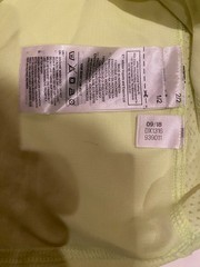 Used ADIDAS T SHIRT DX1316 XS EXTRA SMALL men shirt unknown “neon yellow” shade