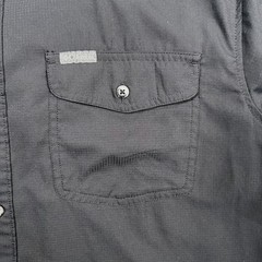 Vented Columbia Omni-Wick Mens 2XT Black Short Sleeve Button Down Shirt AT9136