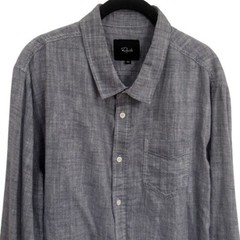 Rails Wyatt Chambray Button Down in Blue Heather Lightweight Men’s Size XXL