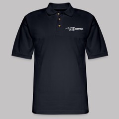 Cornwell Blue Men’s Printed Midnight Navy Polo Shirt Size S to 3XL