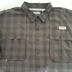 Magellan Mens 3XL Fish Gear Shirt Aransas Pass Relaxed Fit S/S Moisture Wicking