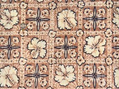REYN SPOONER – Pullover – Peachy Tan & Cream Floral – Medium – MINT