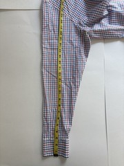 Pendleton Men’s Large Plaid Button Front Shirt Red Blue White Cotton L