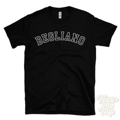 BEGLIANO T-SHIRT RETRO VARSITY STYLE italy friuli venezia giulia gorizia