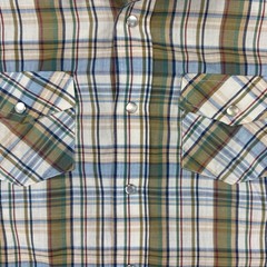 Vintage Sears Put-On Shop Pearl Snap Shirt (Small) Men’s – 70s Plaid Western