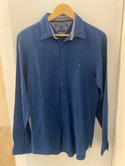 Tommy Hilfiger Real Indigo Button Down Shirt M – Mint Condition