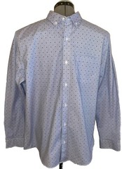 Hawker Rye Stretch Oxford Button Down Size L Pit To Pit 23” L 30” Sleeve 26”