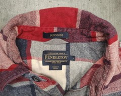 Pendleton Woolen Mills Burnside Flannel Shirt Men’s Multicolor Plaid Size Large