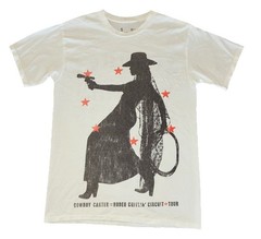 Beyonce Most Wanted Tee S White Cowboy Carter Tour 2025 Merch NEW *flaw