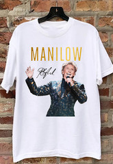 NEW Barry Manilow Signature 2025 Gift For Fan White All Size Shirt BB89