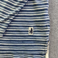 Johnnie O Hanging Out Shirt Mens Medium Blue White Striped Long Sleeve Casual