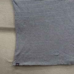 Faherty Striped Solid Reversible Shirt Mens XL Gray Long Sleeve Crewneck Tee