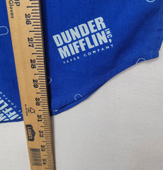 Ripple Junction Men’s Casual Button-Down Royal Blue XL The Office Dunder Mifflin