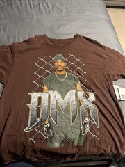 DMX Rap T Shirt Mens Size L Brown Hip Hop