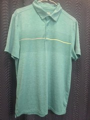 Layer 8 Performance Men’s Small Mint Green Short Sleeve Quick Dry Polo