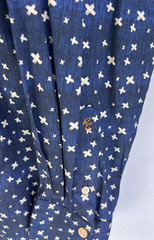 Robert Graham X Marks the Spot Button Down Shirt Size XL Blue Flip Cuffs