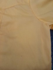 Vintage Haband Shirt Mens XL Yellow Guayoberra Cuban Tropical Caribbean Boho