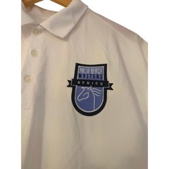 Nike Golf Mens Dri-FIT Polo Shirt White Palm Beach Masters Series Large L