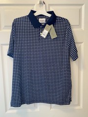 Men’s Patterned Button up Golf Leisure Shirt XL “New”