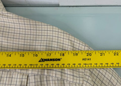 Ermenegildo Zegna Men Shirt Size 39 15.5 Small S Made In Spain Ivory Beige