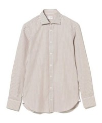 (ASK availability First) BEAMS GUY ROVER Striped wide collar shirt NEW