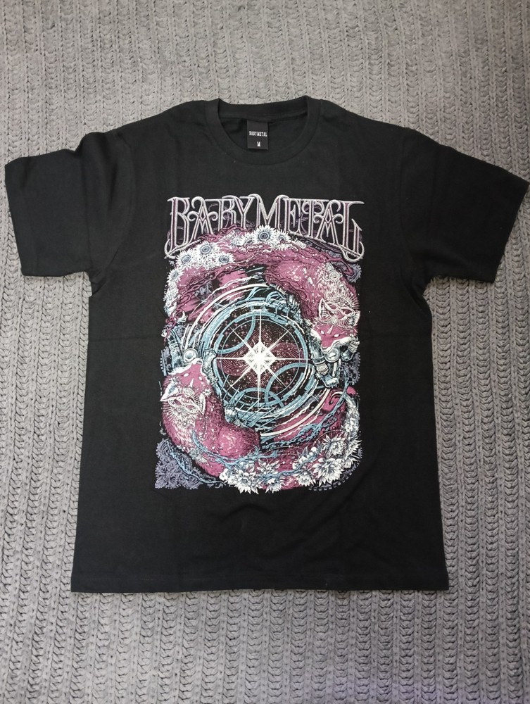BABYMETAL Two Force T-Shirt Black Size M Authentic Japan Official