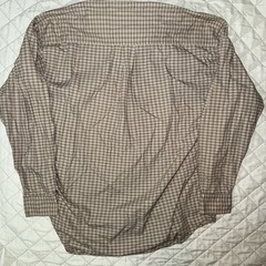 Duck Head Men’s Medium Button Down Shirt Tan Plaid Long Sleeve 100% Cotton