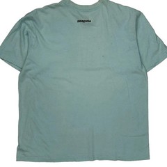 Common Threads Recycling Program Patagonia Graphic T-Shirt – Large Blue Cotton