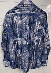 Silver Stone collection Men’s Button Up dress Shirt Modern fit Large