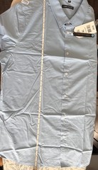 James Tailor Stretch Button Down Blue, Wedding, Business, Meeting Shirt, XL, New