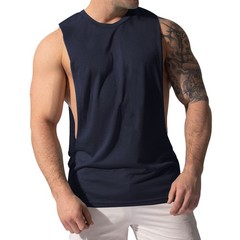 New Quick-Dry Solid Sleeveless Tee