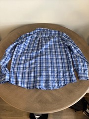JOHNNIE-O Prep-Formance Performance Casual Shirt Laguna Blue Sz L Large