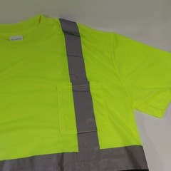 High Visibility Class 2 Reflective Road Work Construction Hi Vis Safety T Shirt