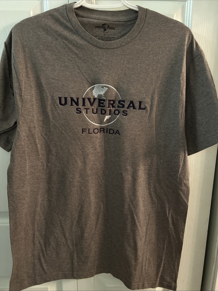 NWT Universal Studios Florida Graphic Embroidered T-Shirt Size Large