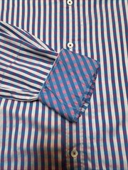 BUGATCHI Uomo Men’s Shaped Fit Button Down Long Sleeve Shirt Size LG