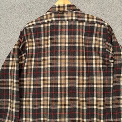 Pendleton Woolen Mills Flannel Button Up Shirt Men’s Large Tall Plaid Wool READ