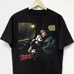 Michael Jackson T-Shirt vtg 80-90 pop hip hop rap tee thriller bad concert merch