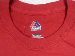 Majestic Men’s T Shirt Size XL Arizona Diamond Backs MLB Red Crew Neck Cotton