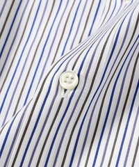 (ASK availability first) GUY ROVER Round Collar Shirt Color Pencil Stripe new