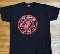 “The Rolling Stones” Zip code 2015 BLACK tour TSHIRT short-sleeve SHIRT, size XL