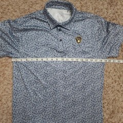 Antigua Milwaukee Brewers Polo Mens Small Navy Blue Floral Performance MLB Shirt