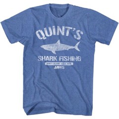 Jaws 70’s Thriller Movie Quint’s Shark Fishing Amity Island 1975 Men’s T Shirt