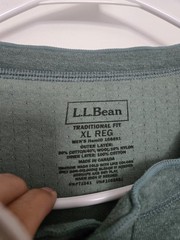 LL Bean Men’s two Layer River Driver’s Shirt Traditional fit Wool Henley XL