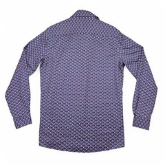 Tom Baine Performance Collection Shirt Mens Med 15/15.5 Slim Fit Flamingo Print