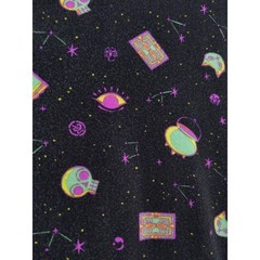 Disney Our Universe Button Down Shirt Mens Small Black Hocus Pocus Witchy Print