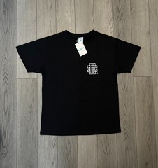 Size Large – Eric Emanuel EE Short Sleeve Jet black T Shirt (FREE SHIPPING)