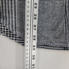 J.Crew Button Down Mens Large Black White Houndstooth Cotton Wool Elbow Patches