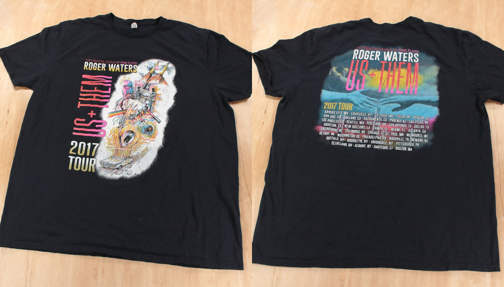 Roger Waters Us + Them 2017 Tour 2sides T-shirt Size S to 5XL GG174 FREE SHIP