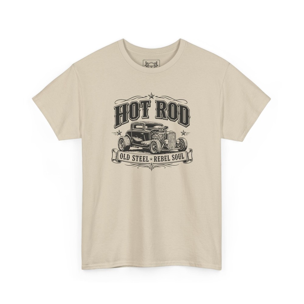 Hot Rod Retro T-Shirt – Old School American Car Tee – Drag Racing Fans Gift